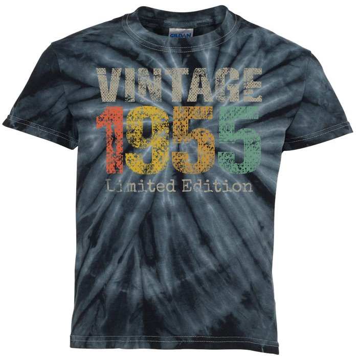 69 Year Old Gifts Vintage 1955 Limited Edition 69th Birthday Kids Tie-Dye T-Shirt