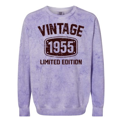 69 Years Old Vintage 1955 Limited Edition 69th Birthday Colorblast Crewneck Sweatshirt