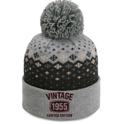 69 Years Old Vintage 1955 Limited Edition 69th Birthday The Baniff Cuffed Pom Beanie