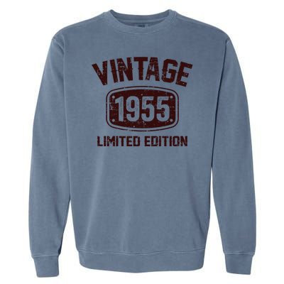 69 Years Old Vintage 1955 Limited Edition 69th Birthday Garment-Dyed Sweatshirt