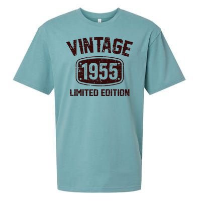 69 Years Old Vintage 1955 Limited Edition 69th Birthday Sueded Cloud Jersey T-Shirt