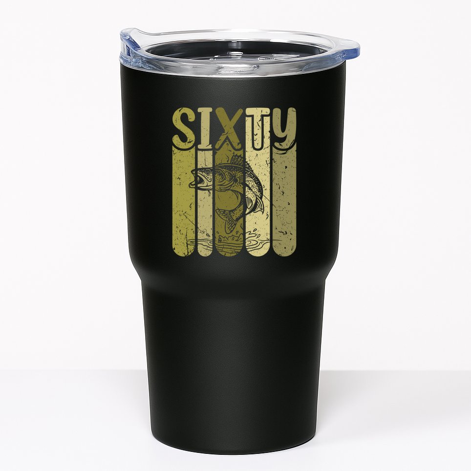 60 Years Old Walleye Fishing 60th Birthday Tumbler