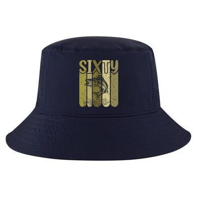 60 Years Old Walleye Fishing 60th Birthday Cool Comfort Performance Bucket Hat