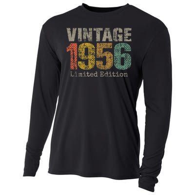 68 Year Old Gifts Vintage 1956 Limited Edition 68th Birthday Cooling Performance Long Sleeve Crew