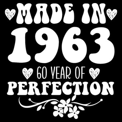 60 Year Old Made In 1963 Floral 60th Birthday Gifts T-Shirt