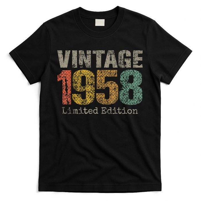 66 Year Old Gifts Vintage 1958 Limited Edition 66th Birthday T-Shirt