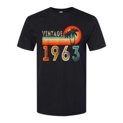 60 Year Old Gift Vintage 1963 Made In 1963 60th Birthday Softstyle® CVC T-Shirt