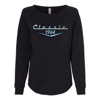 60 Year Old Vintage Classic Car 1964 60th Birthday Womens California Wash Sweatshirt