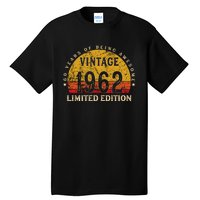 60 Year Old Gifts Retro Vintage 1962 Limited Edition 60th Birthday Tall T-Shirt