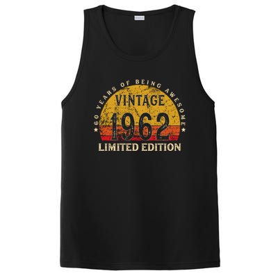 60 Year Old Gifts Retro Vintage 1962 Limited Edition 60th Birthday PosiCharge Competitor Tank