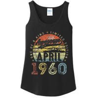 64 Year Old Vintage April 1960 64th Birthday Ladies Essential Tank