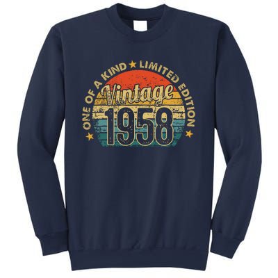 64 Years Old Vintage 1958 Limited Edition 64th Sweatshirt