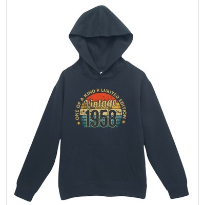 64 Years Old Vintage 1958 Limited Edition 64th Urban Pullover Hoodie