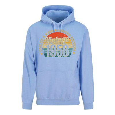 64 Years Old Vintage 1958 Limited Edition 64th Unisex Surf Hoodie