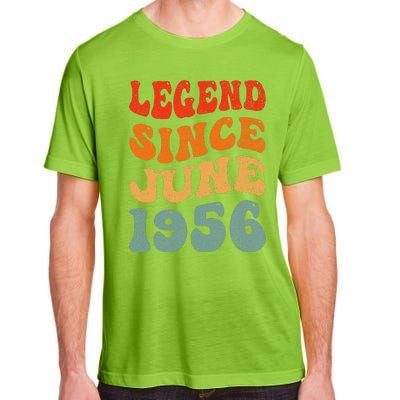 67 Years Old Legend Since June 1956 67th Birthday Adult ChromaSoft Performance T-Shirt