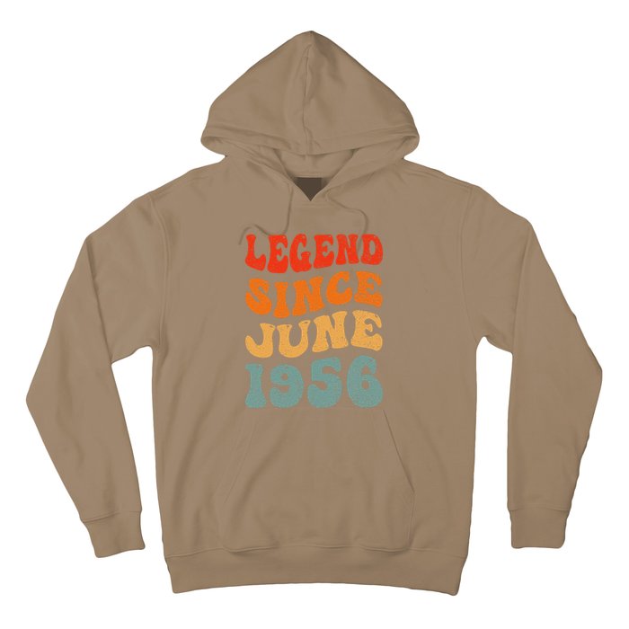 67 Years Old Legend Since June 1956 67th Birthday Hoodie