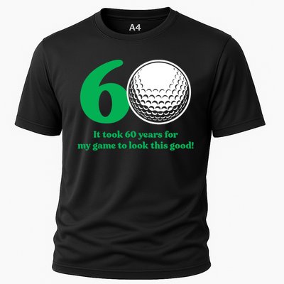 60 Year Old Golfer: Golfing Golf 60th Birthday Cooling Performance Crew T-Shirt