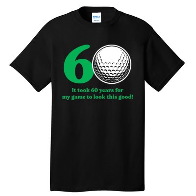 60 Year Old Golfer: Golfing Golf 60th Birthday Tall T-Shirt