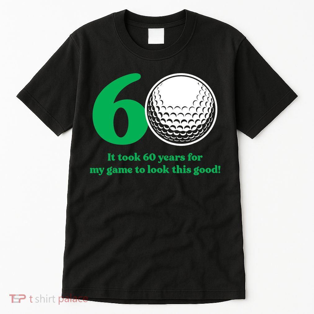 60 Year Old Golfer: Golfing Golf 60th Birthday Tall T-Shirt