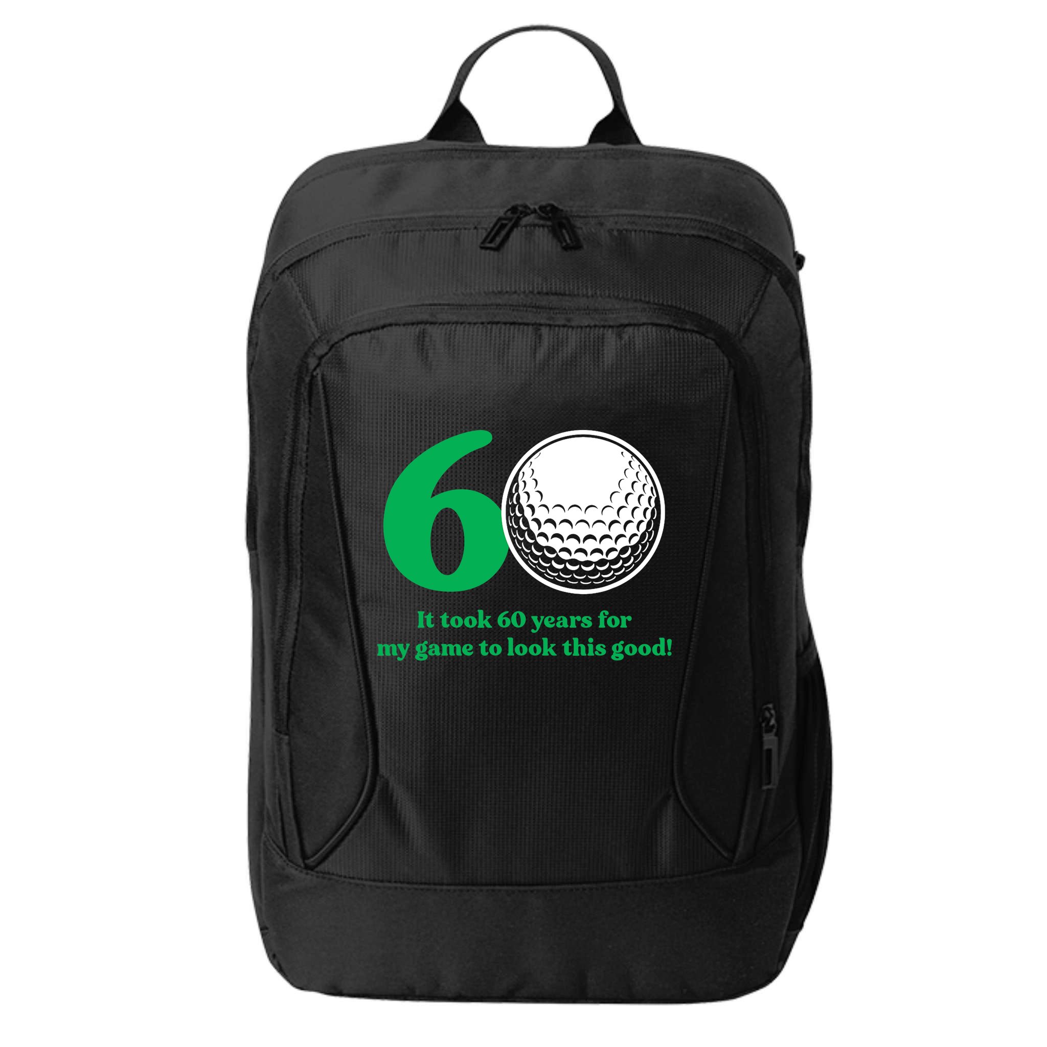 60 Year Old Golfer: Golfing Golf 60th Birthday City Backpack