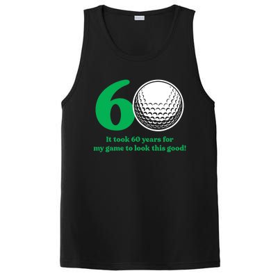 60 Year Old Golfer: Golfing Golf 60th Birthday PosiCharge Competitor Tank