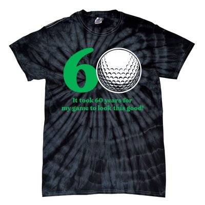 60 Year Old Golfer: Golfing Golf 60th Birthday Tie-Dye T-Shirt