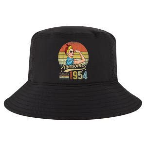 69 Year Old Awesome Since 1954 69th Birthday Gifts Cool Comfort Performance Bucket Hat