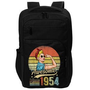 69 Year Old Awesome Since 1954 69th Birthday Gifts Impact Tech Backpack