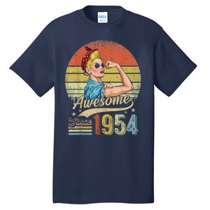 69 Year Old Awesome Since 1954 69th Birthday Gifts Tall T-Shirt