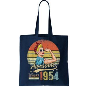 69 Year Old Awesome Since 1954 69th Birthday Gifts Tote Bag