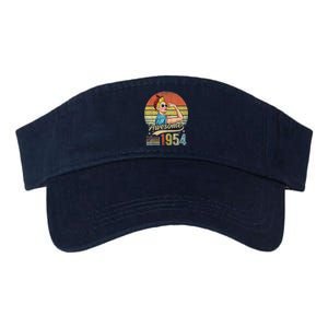 69 Year Old Awesome Since 1954 69th Birthday Gifts Valucap Bio-Washed Visor