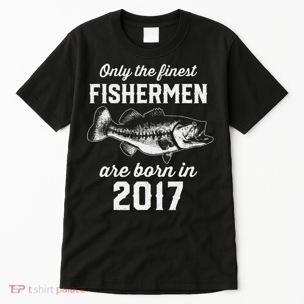 6 Year Old Fisherman Fishing 2017 6th Birthday Tall T-Shirt