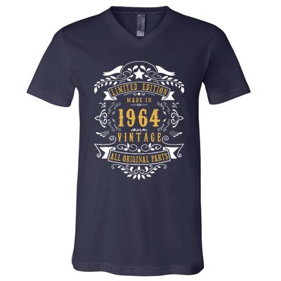 60 Years Old 60th Birthday Made Born In 1964 Idea V-Neck T-Shirt