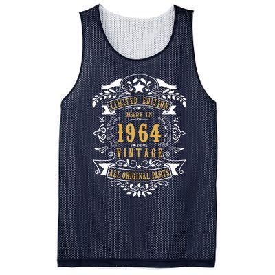 60 Years Old 60th Birthday Made Born In 1964 Idea Mesh Reversible Basketball Jersey Tank