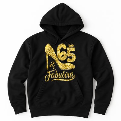 65 Years Old Gifts 65 & Fabulous 65th Birthday high heels Hoodie