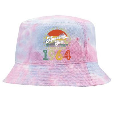 60 Years Old Vintage January 1964 Gifts 60th Birthday Wo Tie-Dyed Bucket Hat