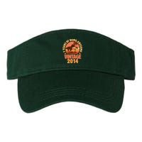 7 Years of Being Awesome Vintage 2014 Birthday T-Rex Valucap Bio-Washed Visor