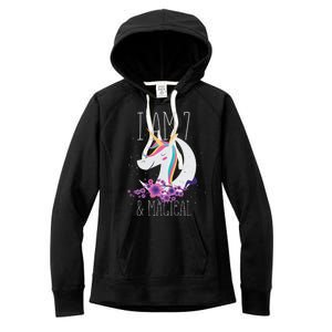 7 Years Old Unicorn Women's Fleece Hoodie