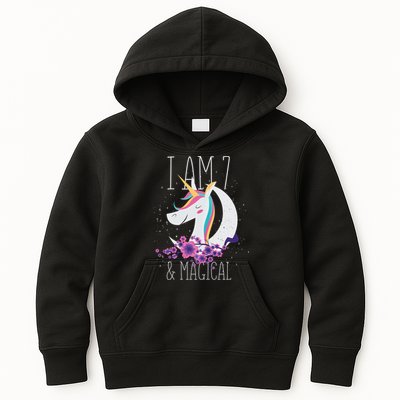 7 Years Old Unicorn Kids Hoodie