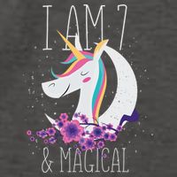7 Years Old Unicorn Vector Backpack