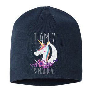 7 Years Old Unicorn Sustainable Beanie