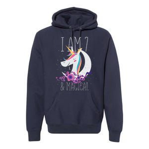 7 Years Old Unicorn Premium Hoodie