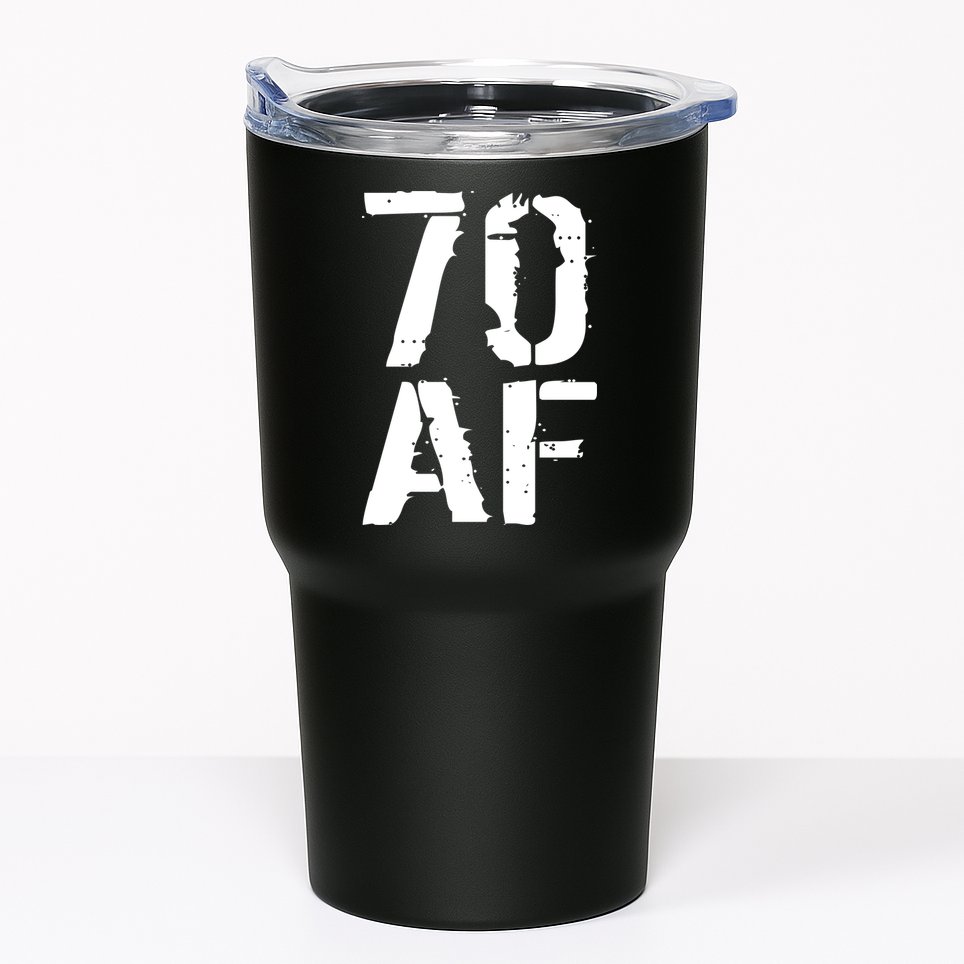 70 AF 70th Birthday Tumbler