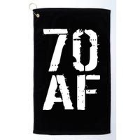70 AF 70th Birthday Golf Towel