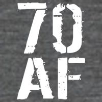 70 AF 70th Birthday 7 Panel Mesh Trucker Snapback Hat