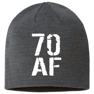 70 AF 70th Birthday Sustainable Beanie