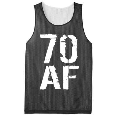 70 AF 70th Birthday Mesh Reversible Basketball Jersey Tank