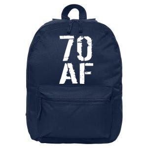 70 AF 70th Birthday 16 in Basic Backpack