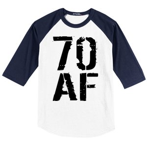 70 AF 70th Birthday Baseball Sleeve Shirt