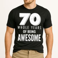 70 Whole Years Of Being Awesome Birthday Cooling Performance Crew T-Shirt